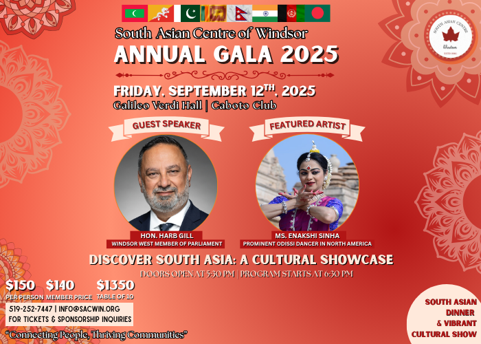 South Asian Center of Windsor's Gala 2025