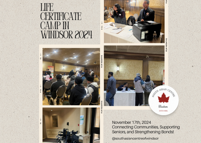 South Asian Centre Hosts Successful Life Certificate Camp