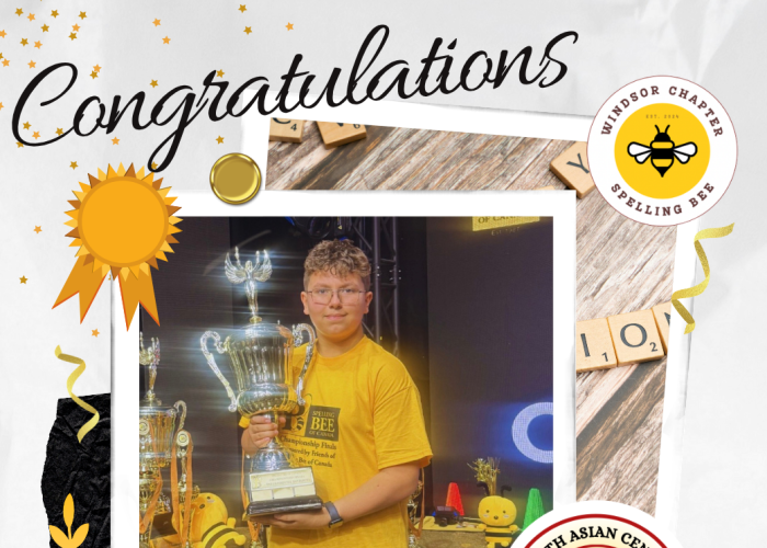 Isaac Brogan Wins First Place in Intermediate Division at 39th Annual Spelling Bee of Canada Champio