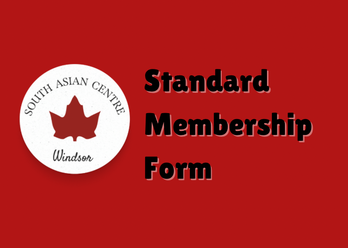 Standard Membership Form 