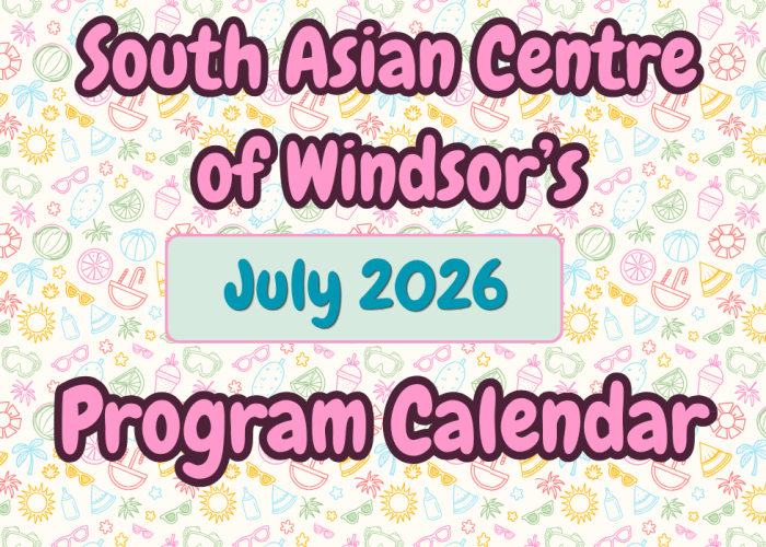 July 2026 Programming Calendar